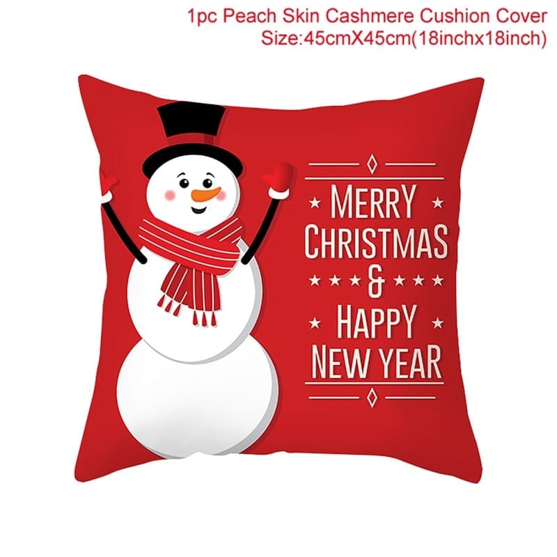 Christmas Cushion Cover Merry Christmas Decorations for Home 2022 Bennys Beauty World
