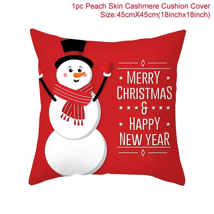 Christmas Cushion Cover Merry Christmas Decorations for Home 2022 Bennys Beauty World