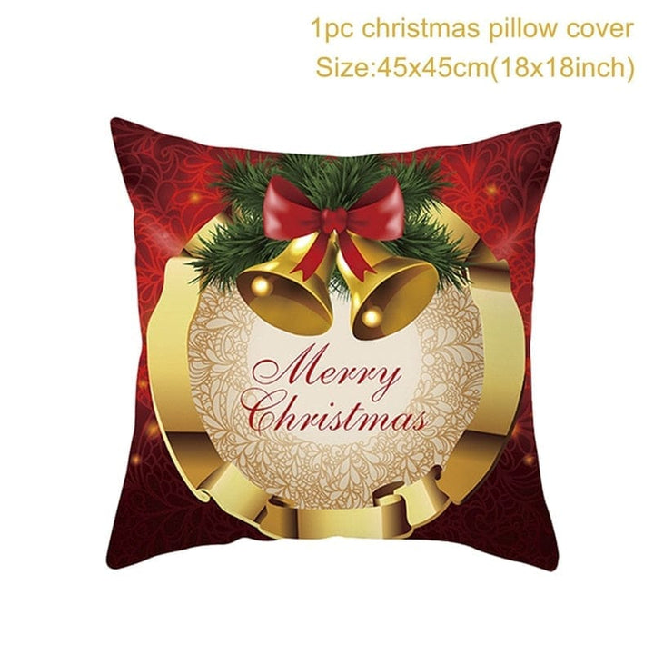 Christmas Cushion Cover Merry Christmas Decorations for Home 2022 Bennys Beauty World