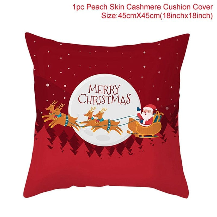 Christmas Cushion Cover Merry Christmas Decorations for Home 2022 Bennys Beauty World