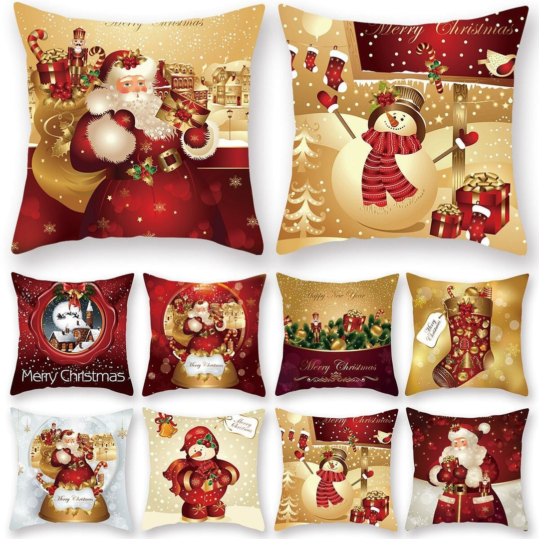 Christmas Cushion Cover Merry Christmas Decorations for Home 2022 Bennys Beauty World
