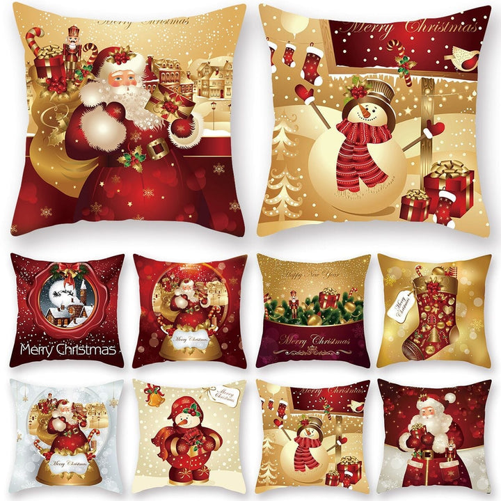 Christmas Cushion Cover Merry Christmas Decorations for Home 2022 Bennys Beauty World
