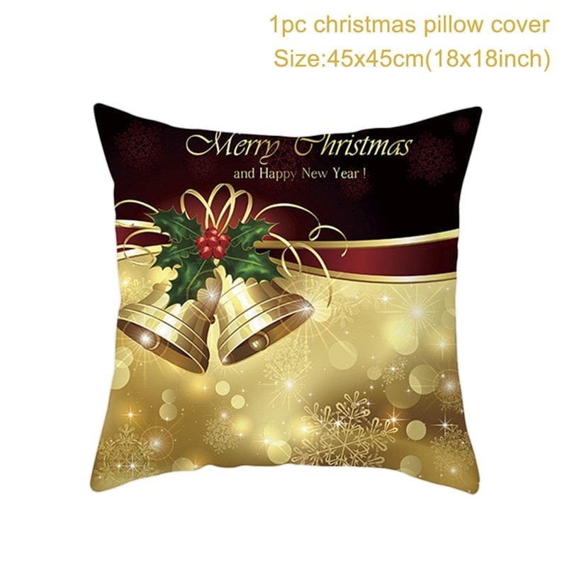 Christmas Cushion Cover Merry Christmas Decorations for Home 2022 Bennys Beauty World