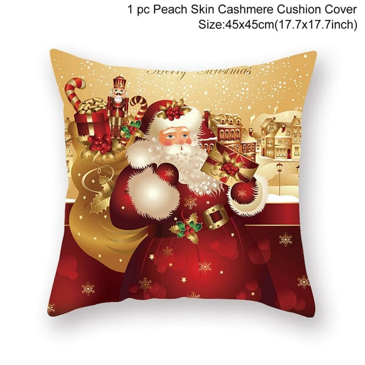 Christmas Cushion Cover Merry Christmas Decorations for Home 2022 Bennys Beauty World