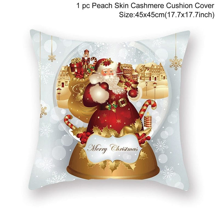 Christmas Cushion Cover Merry Christmas Decorations for Home 2022 Bennys Beauty World