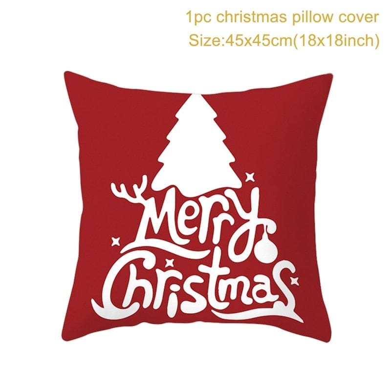 Christmas Cushion Cover Merry Christmas Decorations for Home 2022 Bennys Beauty World