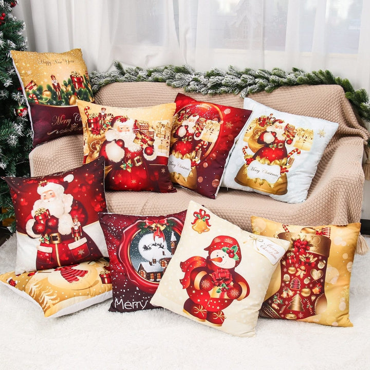 Christmas Cushion Cover Merry Christmas Decorations for Home 2022 Bennys Beauty World