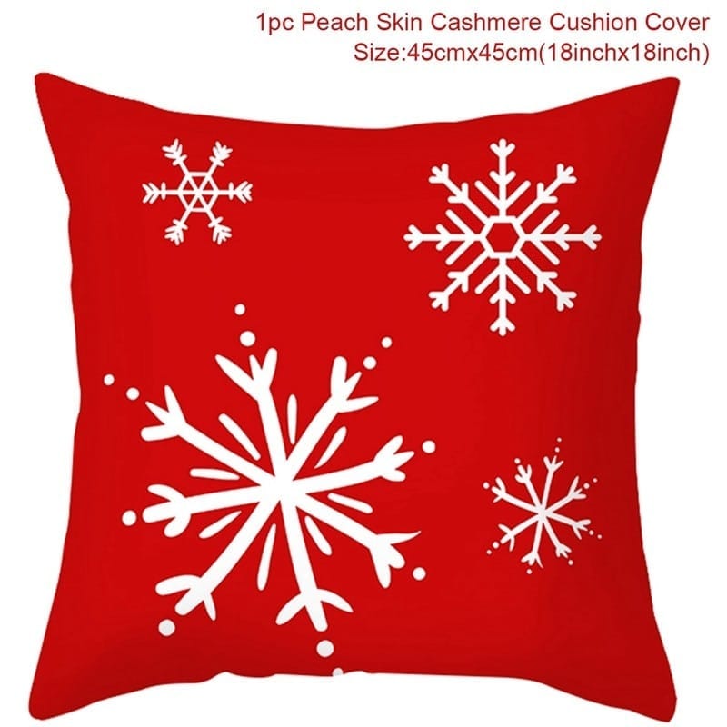 Christmas Cushion Cover Merry Christmas Decorations for Home 2022 Bennys Beauty World