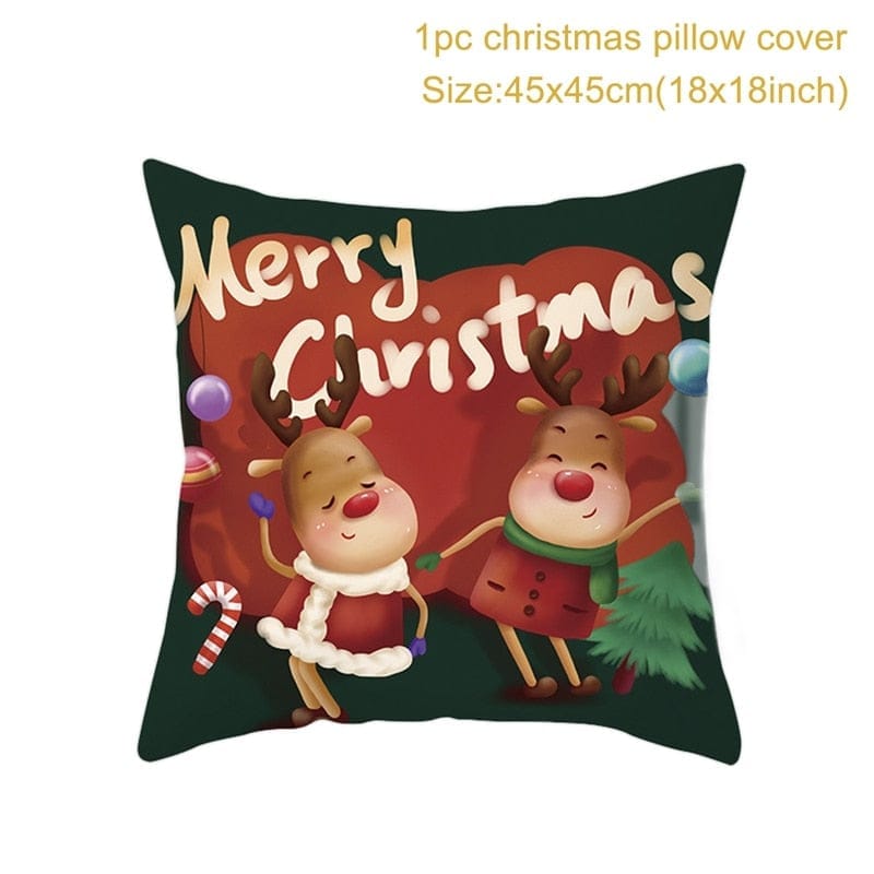 Christmas Cushion Cover Merry Christmas Decorations for Home 2022 Bennys Beauty World