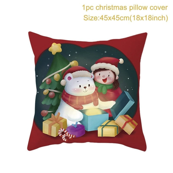 Christmas Cushion Cover Merry Christmas Decorations for Home 2022 Bennys Beauty World