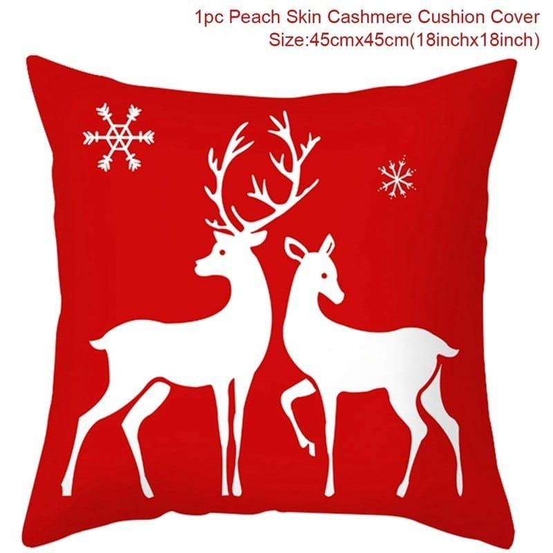 Christmas Cushion Cover Merry Christmas Decorations for Home 2022 Bennys Beauty World