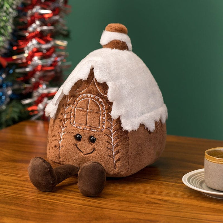 Christmas Gingerbread Man Igloo And Christmas Tree Plush Toy Bennys Beauty World