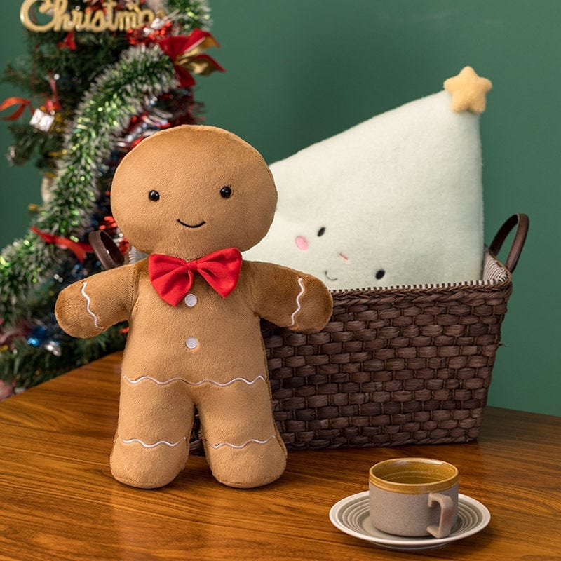 Christmas Gingerbread Man Igloo And Christmas Tree Plush Toy Bennys Beauty World