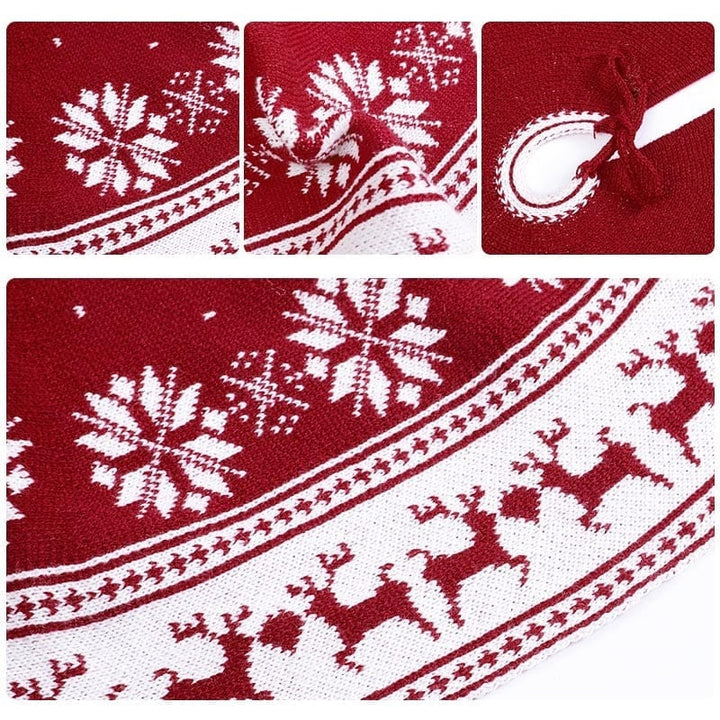 Christmas tree bottom decoration snowflake Christmas tree skirt BENNYS