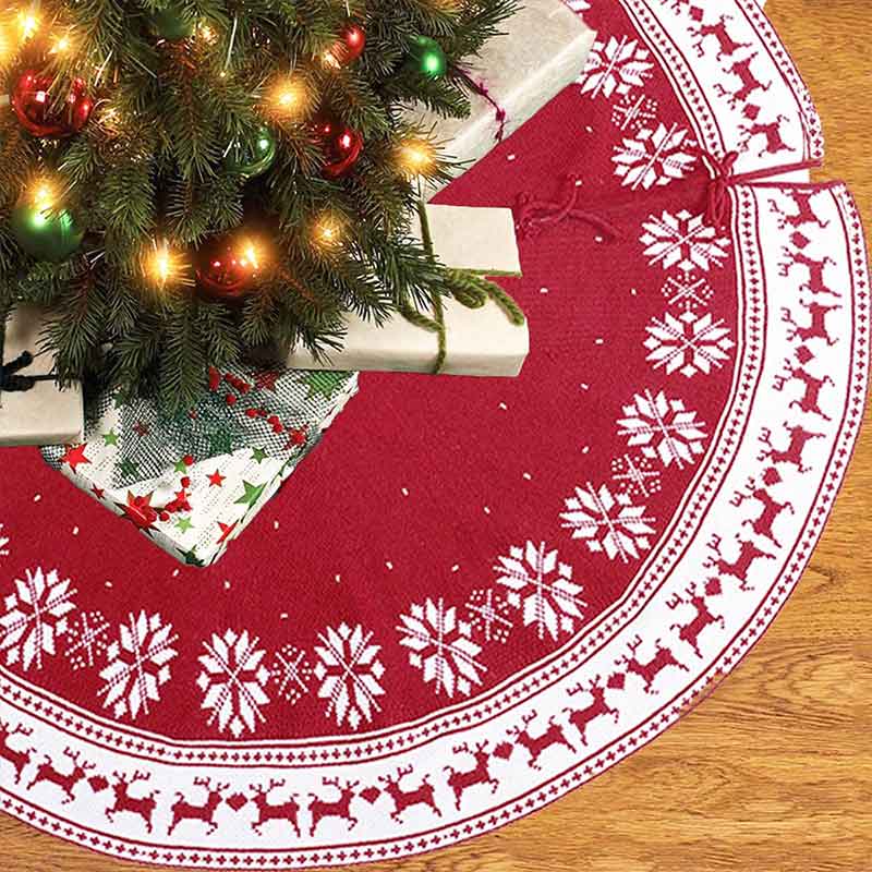 Christmas tree bottom decoration snowflake Christmas tree skirt BENNYS