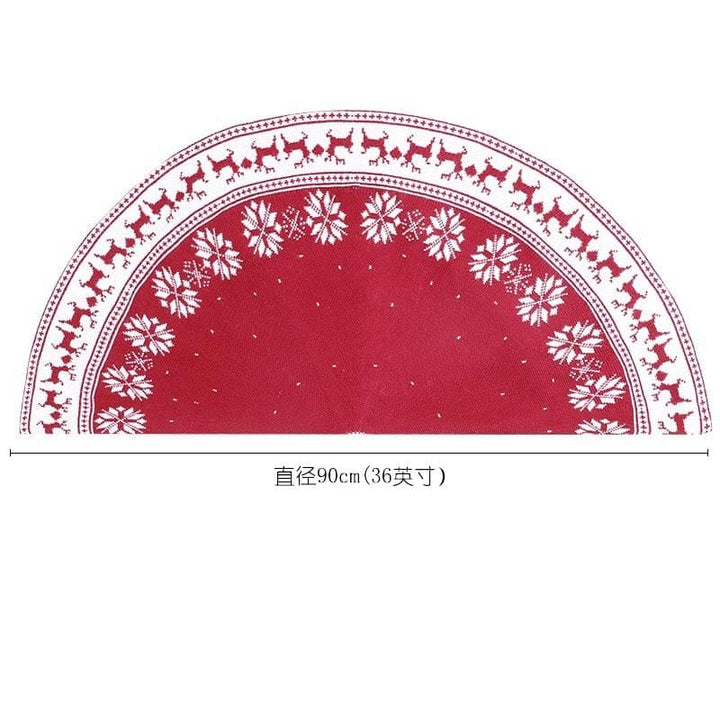 Christmas tree bottom decoration snowflake Christmas tree skirt BENNYS