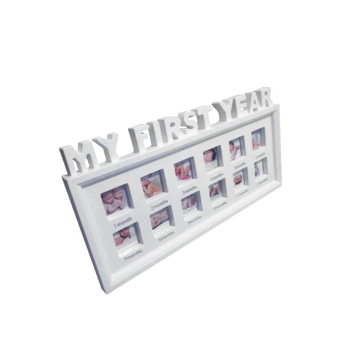 Creative DIY 0-12 Month Baby "MY FIRST YEAR"  Kids Growing Memory Gift Display Plastic Photo Frame BENNYS