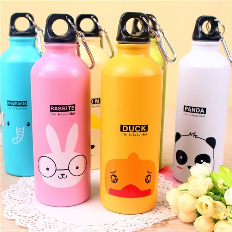 Cute Water Bottle Lovely Animals Portable Sports Water Bottle 500ml Bennys Beauty World