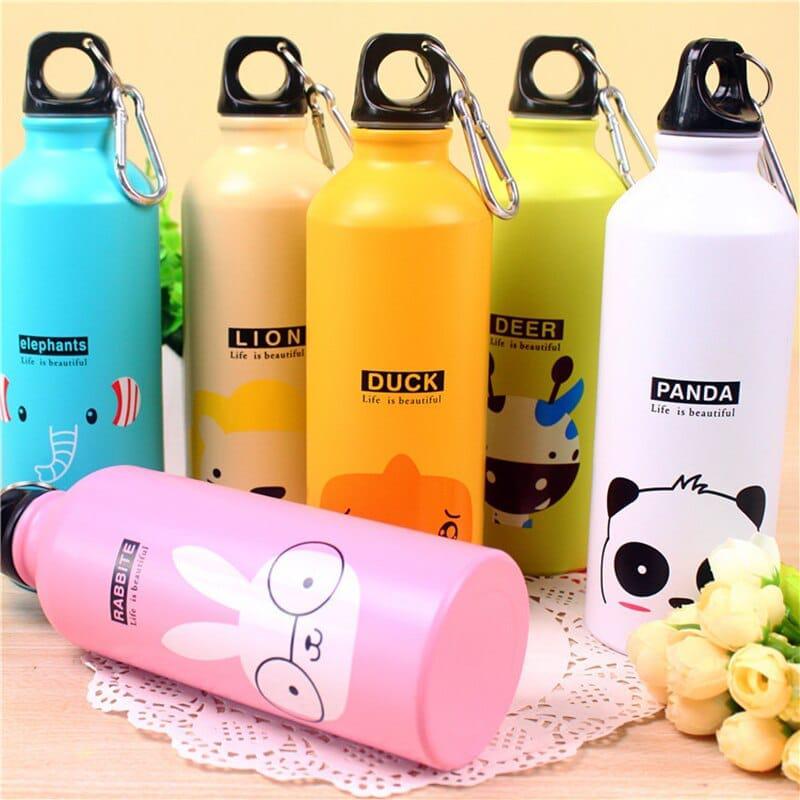 Cute Water Bottle Lovely Animals Portable Sports Water Bottle 500ml Bennys Beauty World