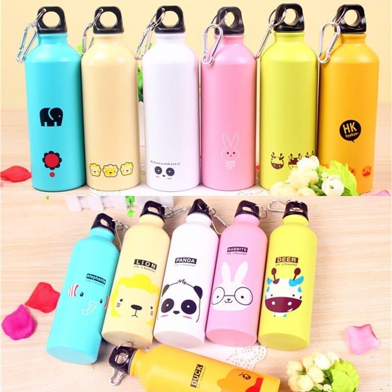 Cute Water Bottle Lovely Animals Portable Sports Water Bottle 500ml Bennys Beauty World