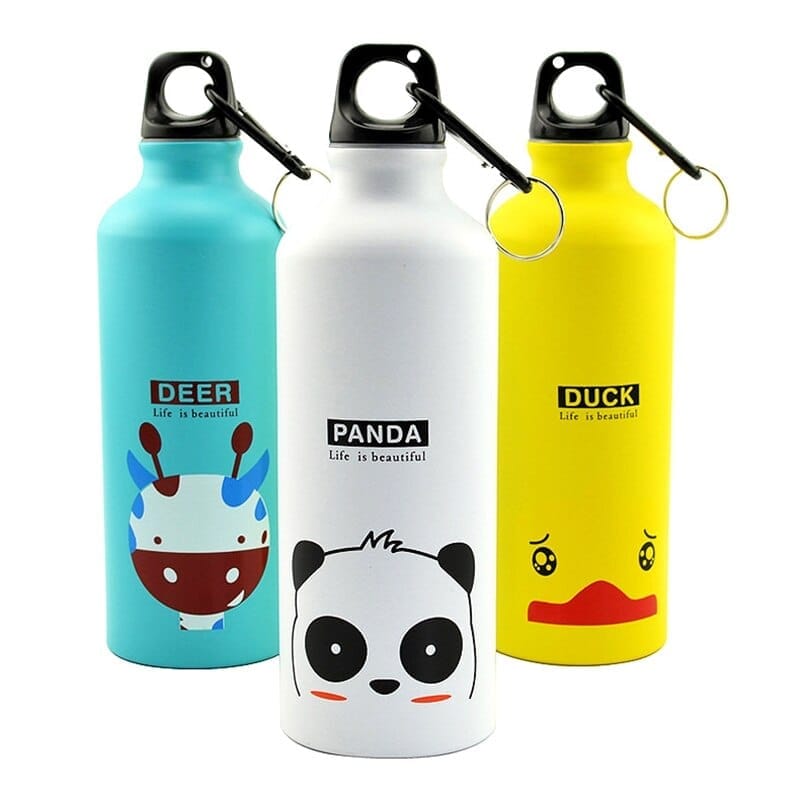 Cute Water Bottle Lovely Animals Portable Sports Water Bottle 500ml Bennys Beauty World