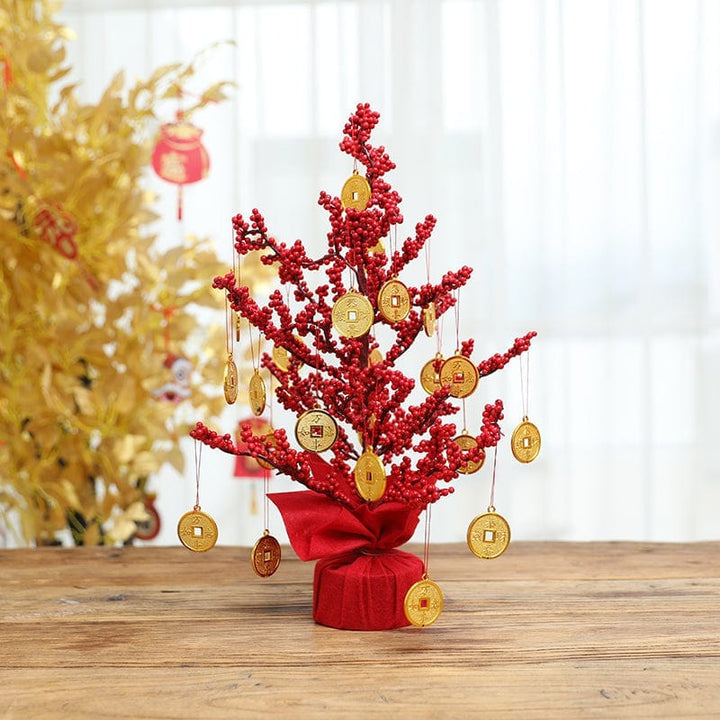 Desktop Christmas Tree Small Mini Ornaments Potted Plants Bennys Beauty World