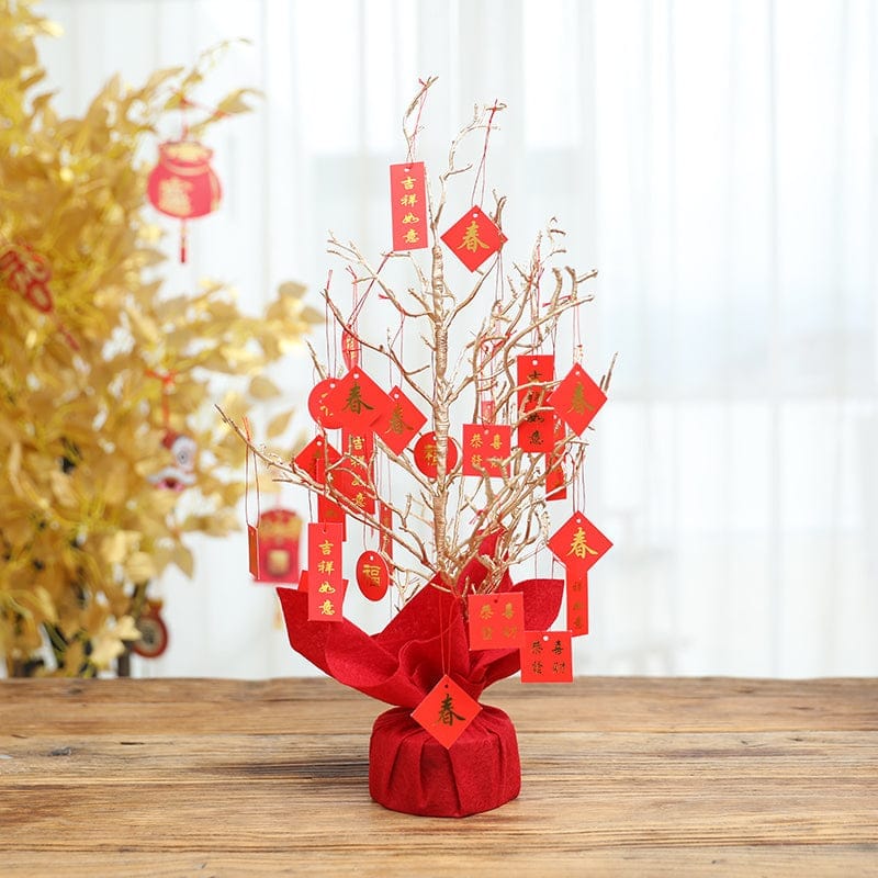 Desktop Christmas Tree Small Mini Ornaments Potted Plants Bennys Beauty World