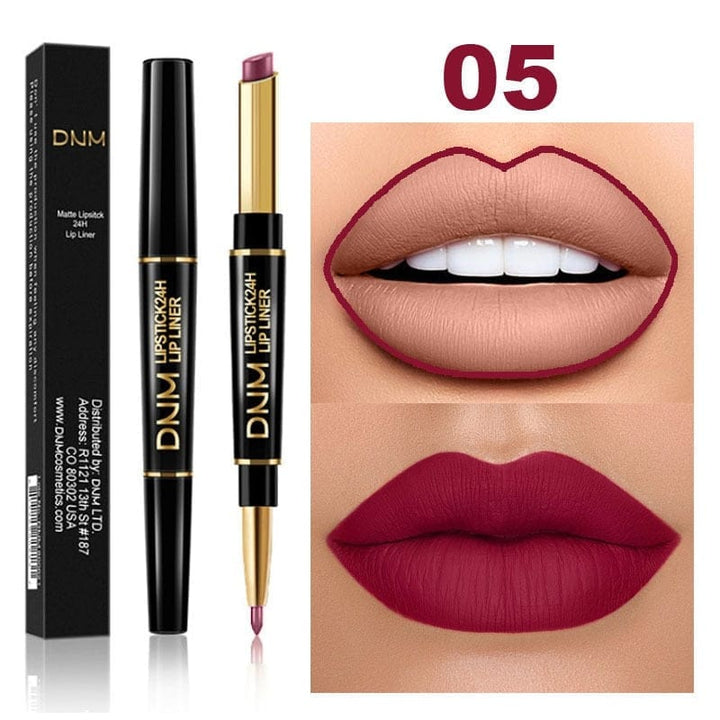 Double Ended Matte Lipstick Long Lasting Waterproof Lipsticks Bennys Beauty World
