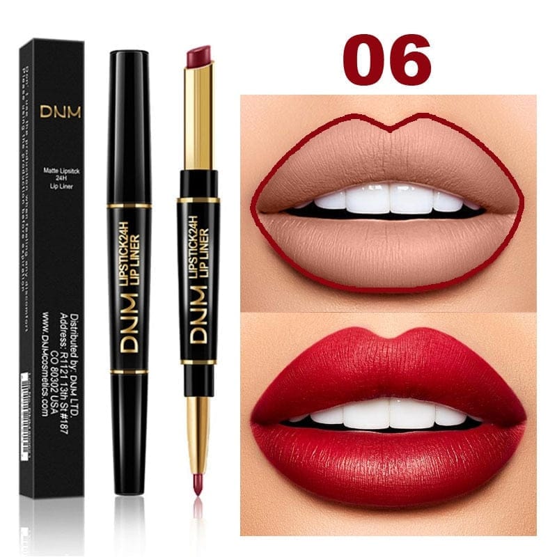 Double Ended Matte Lipstick Long Lasting Waterproof Lipsticks Bennys Beauty World