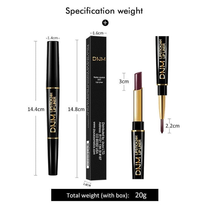 Double Ended Matte Lipstick Long Lasting Waterproof Lipsticks Bennys Beauty World