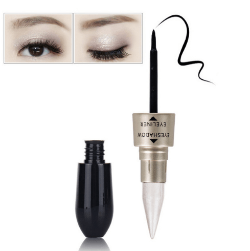 Double head six color eyeshadow black eyeliner Bennys Beauty World