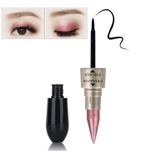 Double head six color eyeshadow black eyeliner Bennys Beauty World