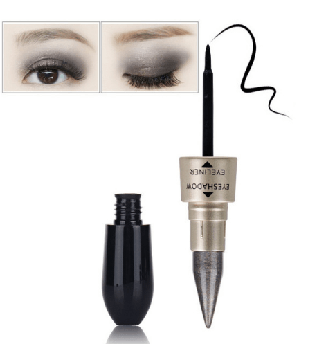 Double head six color eyeshadow black eyeliner Bennys Beauty World