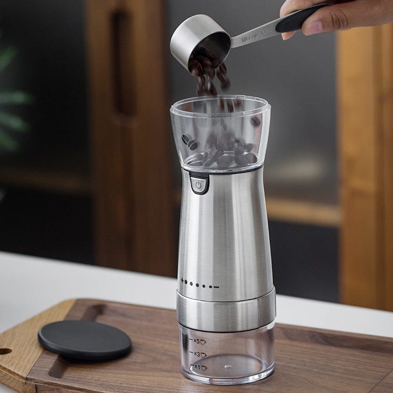 Electric Coffee Grinder Stainless Steel Adjustable Grinder Bennys Beauty World