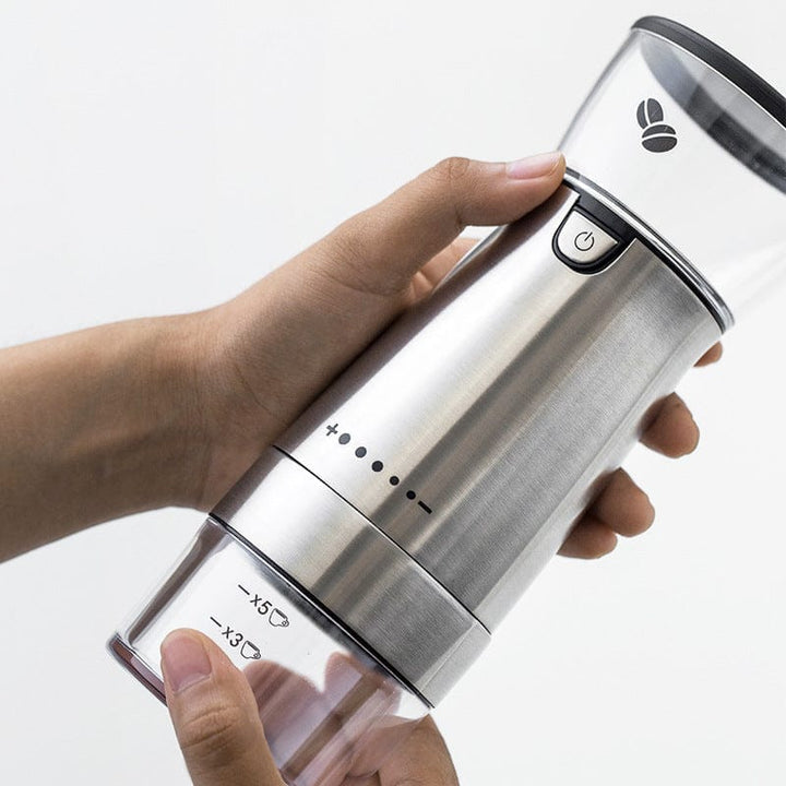 Electric Coffee Grinder Stainless Steel Adjustable Grinder Bennys Beauty World
