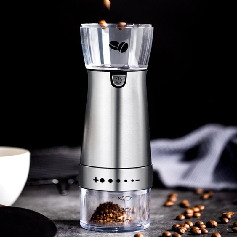 Electric Coffee Grinder Stainless Steel Adjustable Grinder Bennys Beauty World