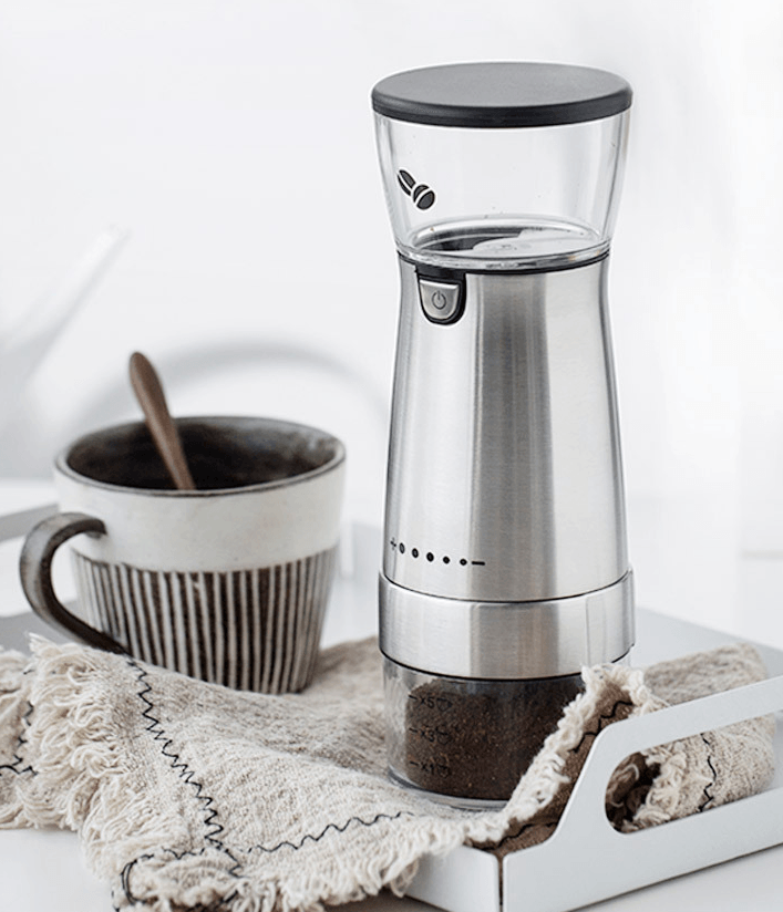 Electric Coffee Grinder Stainless Steel Adjustable Grinder Bennys Beauty World