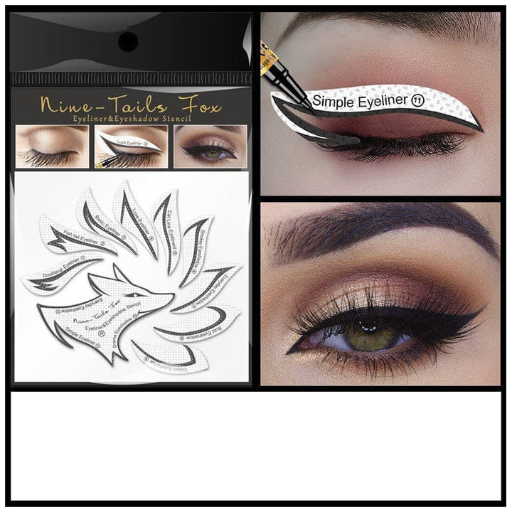 Eyeshadow Eyeliner Makeup Template Sticker Bennys Beauty World