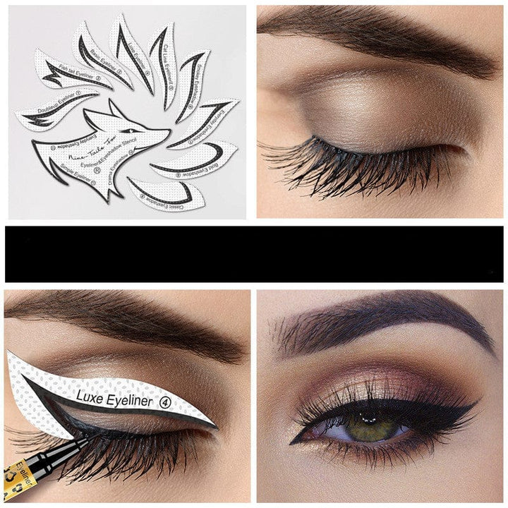 Eyeshadow Eyeliner Makeup Template Sticker Bennys Beauty World