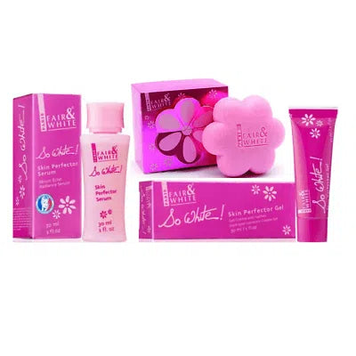 Fair and White Paris So White Skin Perfector Brightening Serum + Gel + Soap BENNYS