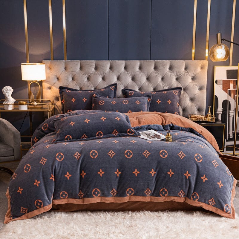 Fashionable Nordic Thick Warm Double-sided Velvet Bed Sheet BENNYS