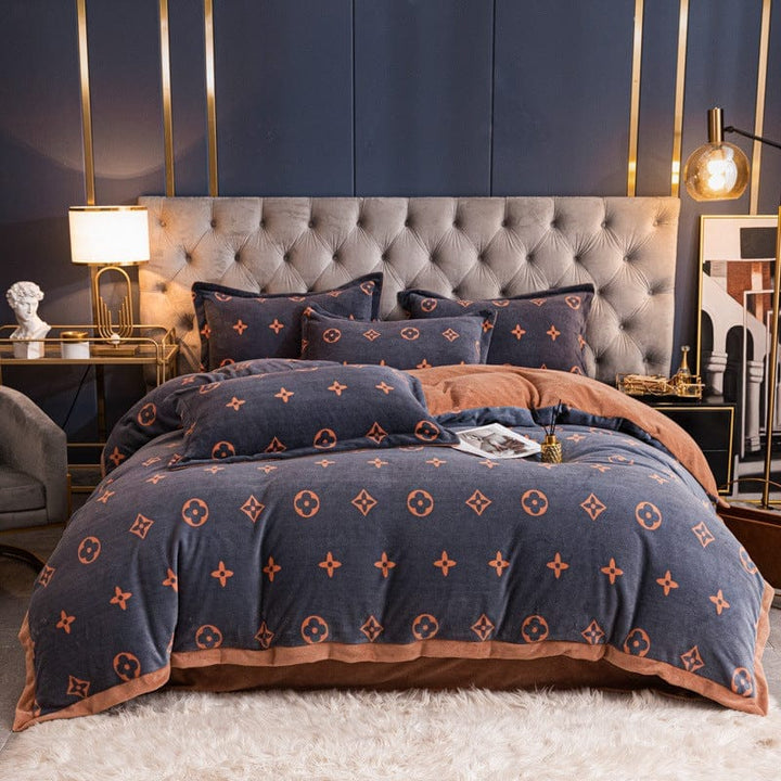 Fashionable Nordic Thick Warm Double-sided Velvet Bed Sheet BENNYS