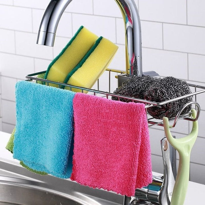 Faucet Rack, Rag Storage Rack, Kitchen Supplies BENNYS