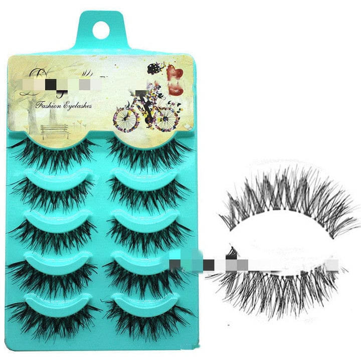 Five pairs of false eyelashes BENNYS