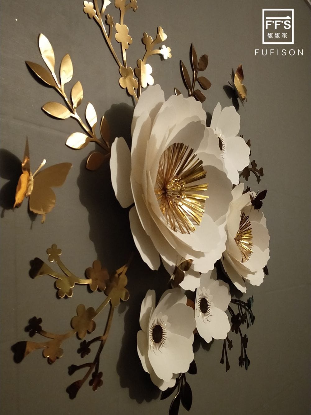Flower Background Three-Dimensional  Wall Decoration BENNYS
