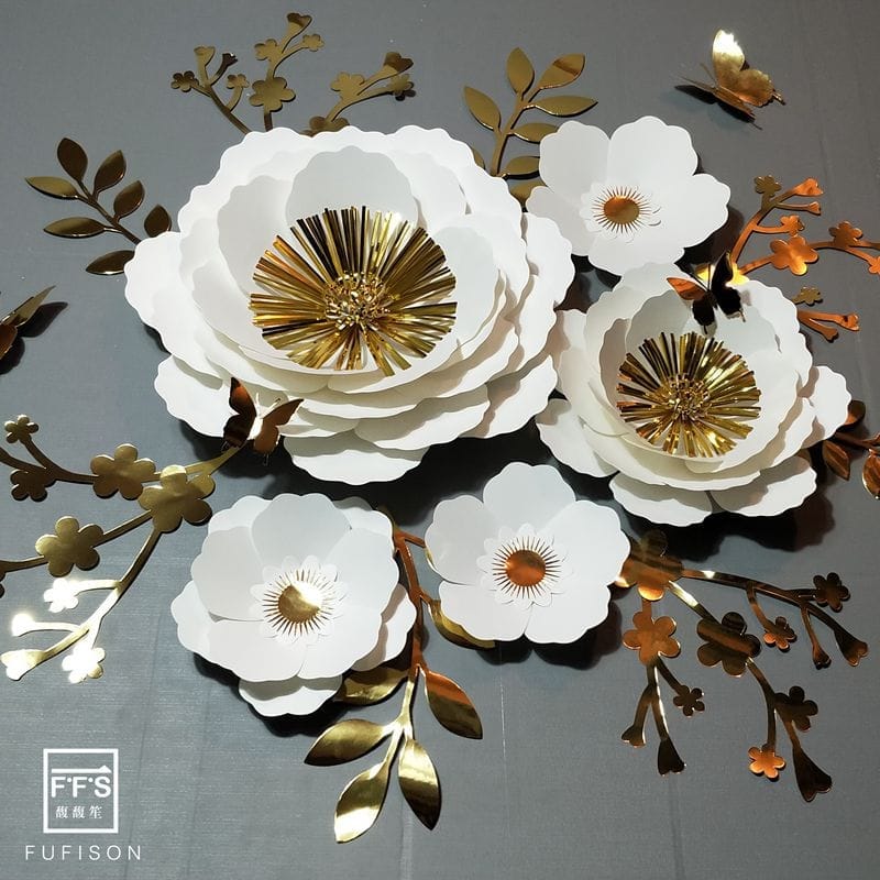 Flower Background Three-Dimensional  Wall Decoration BENNYS