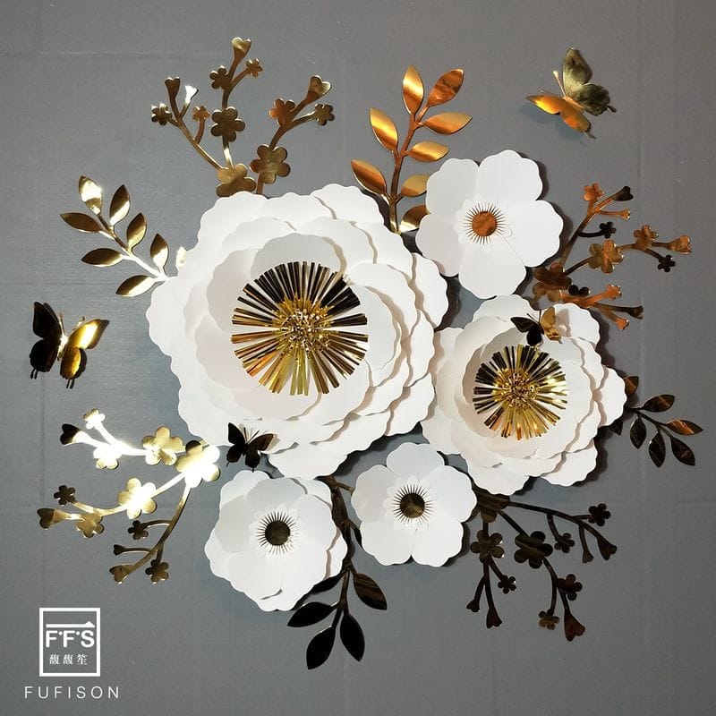 Flower Background Three-Dimensional  Wall Decoration BENNYS