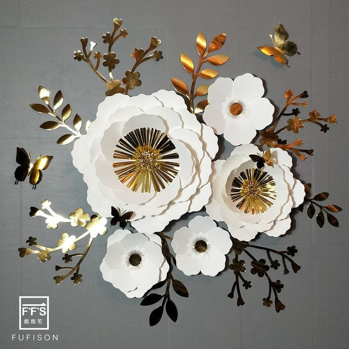 Flower Background Three-Dimensional  Wall Decoration BENNYS