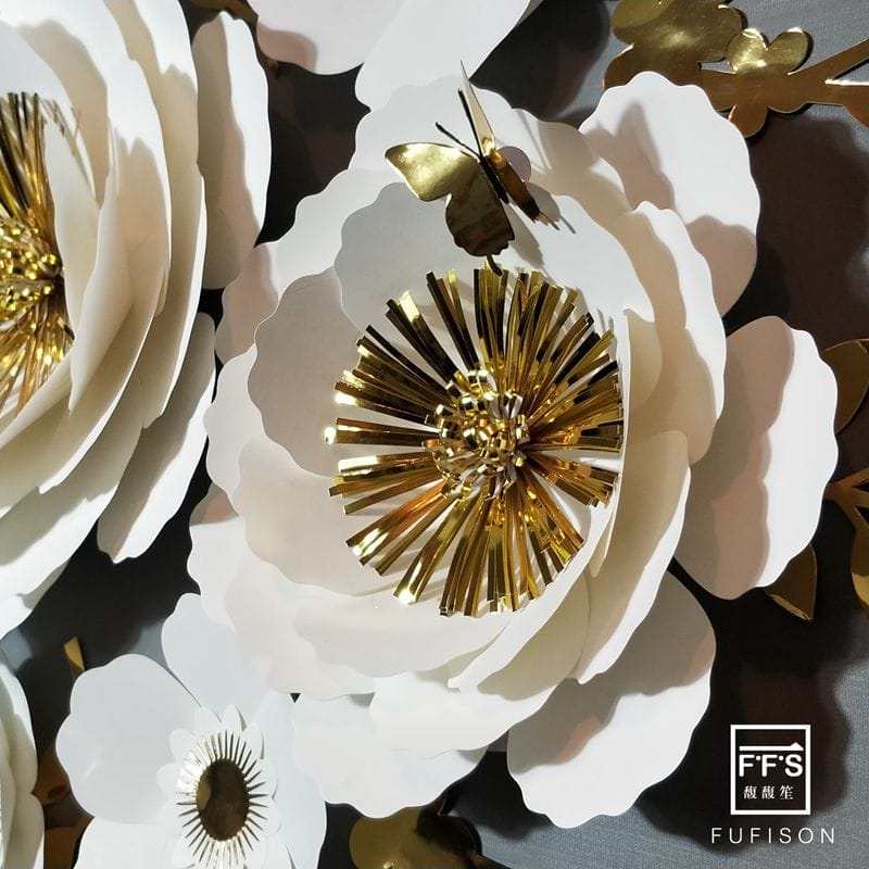 Flower Background Three-Dimensional  Wall Decoration BENNYS