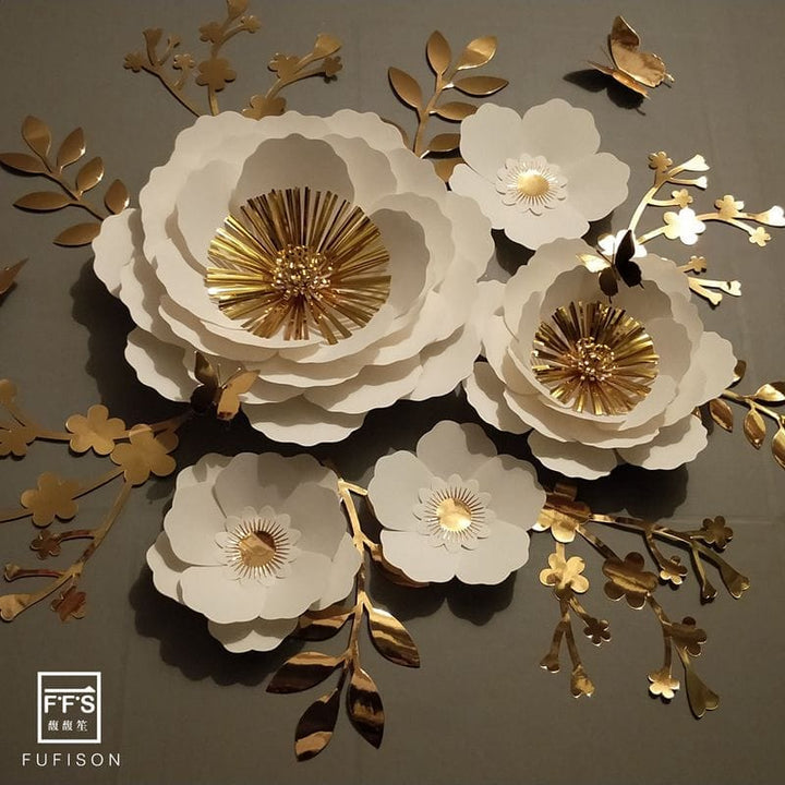 Flower Background Three-Dimensional  Wall Decoration BENNYS